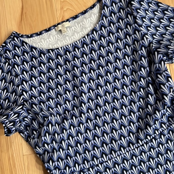 Talbots Patterned A-Line Dress - Picture 2 of 2